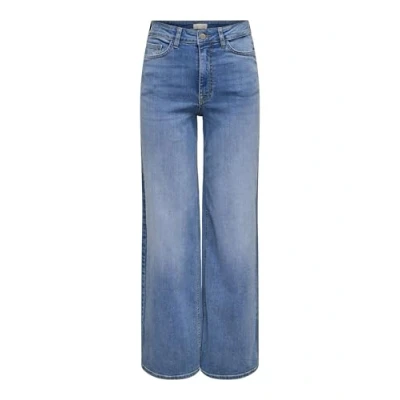 Image de JdY Jdyfelina Fina Hw Wide Med Blue DNM Noos, denim bleu médium, S / 32L