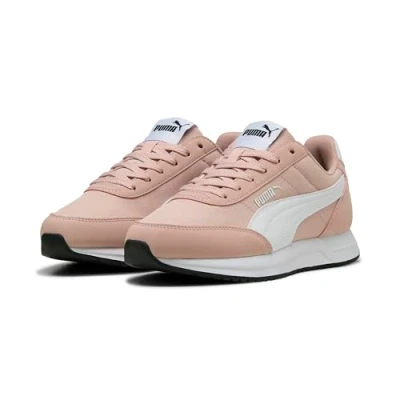 Afbeelding van PUMA R78 Lightwind Sneakers, uniseks, Roze Kwarts Zwart Wit
