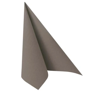 Afbeelding van Servetten Airlaid Grijs &quot;ROYAL Collection&quot; 1/4 Vouw 400 x 400mm