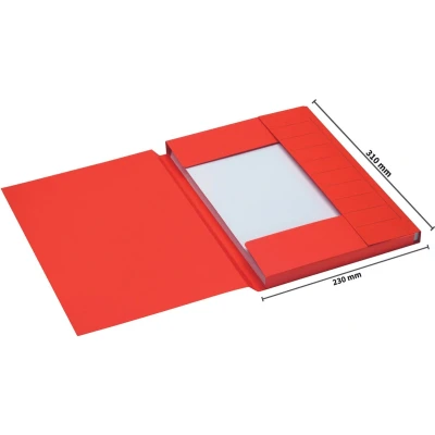 Afbeelding van Secolor Dossiermap A4 pak 25 stuks rood