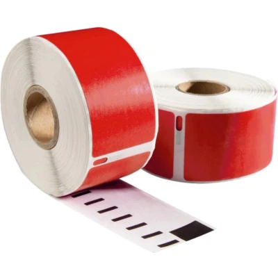 Afbeelding van Dymo 99010 Oranje compatible labels, 89 x 28mm, 260 etiketten, permanent