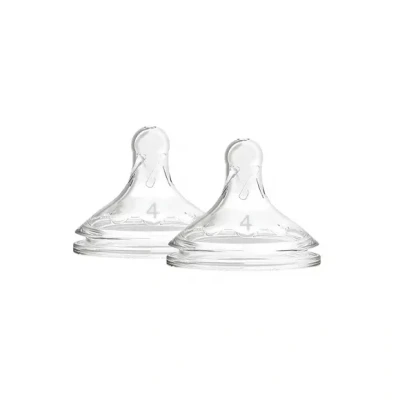 Afbeelding van Dr. Brown Brown&#039;s Options Anti colic Speen Fase 4 Brede Halsfles 2 stuks