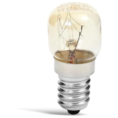 Afbeelding van E14 15W ovenlamp, warm wit, transparant