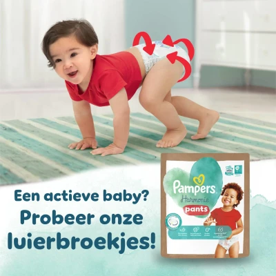 Afbeelding van Pampers Harmonie Maat 1 Mega Maandbox 360 stuks 2/5 KG