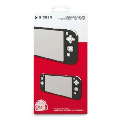 Afbeelding van Bigben Siliconen Beschermhoes Nintendo Switch OLED Zwart