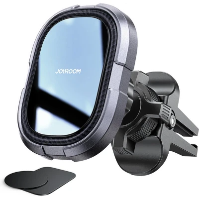 Afbeelding van Joyroom Ventilatierooster Auto Magnetische Telefoonhouder 360o met Metalen Plaatje Zwart