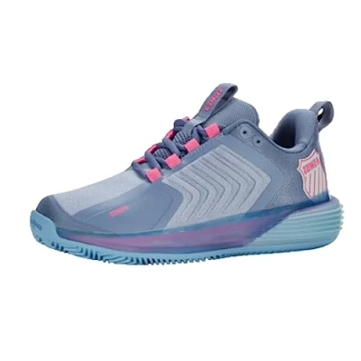 Afbeelding van K Swiss Ultrashot 3 Hb, tennisschoenen voor dames, Infinity Blue Blizzard Heritage