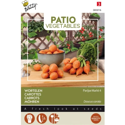 Afbeelding van Patio Veggies, Wortel Parijse Markt Buzzy