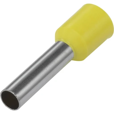 Afbeelding van TRU COMPONENTS 1091292 Adereindhulzen 6 mm² Deels geïsoleerd Geel 100 stuk(s)