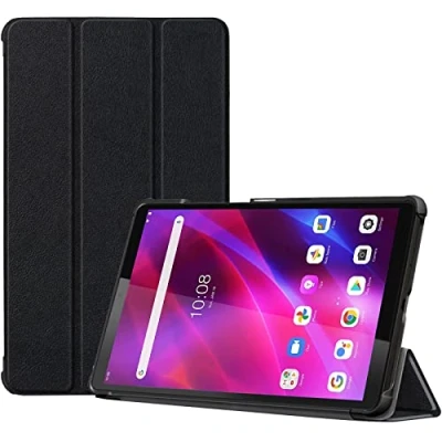 Afbeelding van ProCase Hoes voor Lenovo Tab M8 (3e/2e generatie) 2022/2019 HD/Tab FHD/Lenovo Smart FHD standaard harde beschermhoes Boekhouding Slim Cover Stand Case Zwart