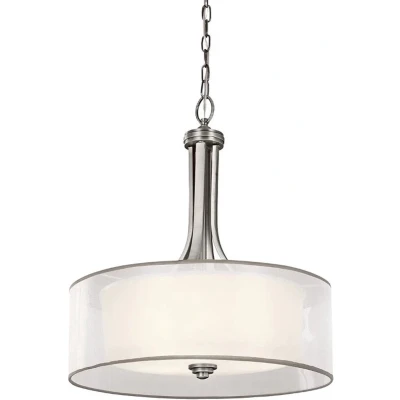 Afbeelding van Kichler LED Pendelarmatuur Lacey 4X E27 Max 60W Dimbaar Antique Pewter