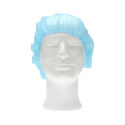 Afbeelding van Haarnet CMT bouffant non woven L 53cm PP blauw