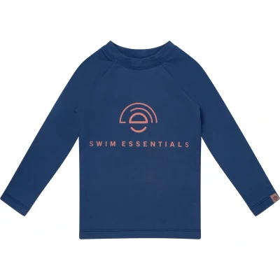 Afbeelding van Swim Essentials UV Zwemshirt Unisex Lange mouw Donkerblauw Maat 74/80