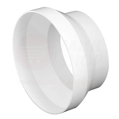 Afbeelding van Ventilatiebuis kunststof ronde buis luchtinlaat/uitlaat verloopstuk connector ø 80 100 110 120 125 150 200 mm ventilatiesysteem ABS elleboog terugslagklep PVC reduceerverbinder Ø