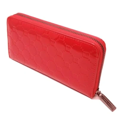 Afbeelding van PIERRE CARDIN portemonnee voor dames, mooi, groot, ruim, leer, RFID, cadeau, met portemonnee, bankbiljetten, meisjes, Rood, Stijlvol