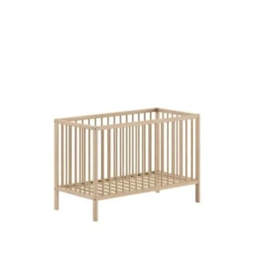 Afbeelding van Vipack Babybed Dino 60 x 120 cm verstelbaar dennenhout 60x120 Bruin