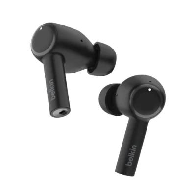 Image de Belkin SoundForm Pulse Écouteurs sans fil avec micro intra auriculaire Bluetooth Suppresseur de bruit actif noir