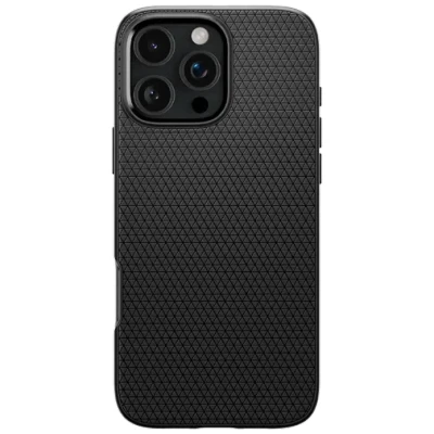 Image de Spigen Liquid Air TPU Back Cover Noir Apple iPhone 16 Pro Max