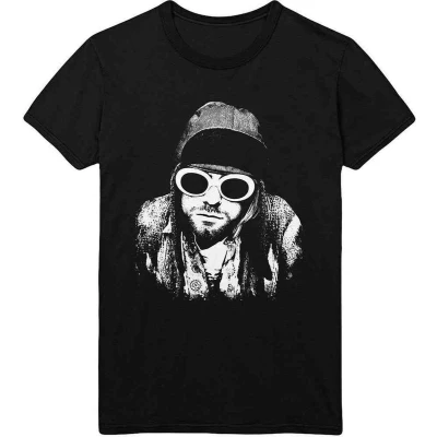 Afbeelding van Kurt Cobain One Colour Heren T shirt S Zwart