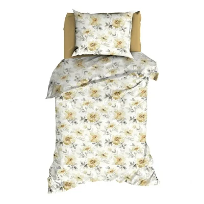 Afbeelding van Satin d&#039;Or Rafaella Dekbedovertrek Eenpersoons 140x200/220 cm Geel