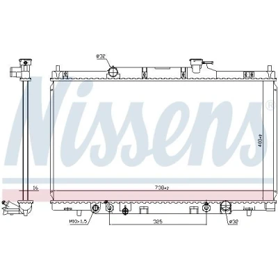 Afbeelding van Nissens Radiateur 68606