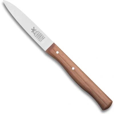 Afbeelding van Robert Herder Molenmes Officemes RVS Middenspits Lemmet 85 mm Heft Kersenhout