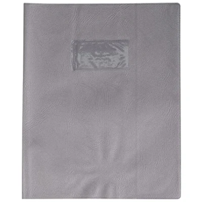 Image de Calligraphe Clairefontaine Protège cahier PVC format 170 x 220 mm, porte étiquette pour une identification facile, effet cuir Ref 72113C