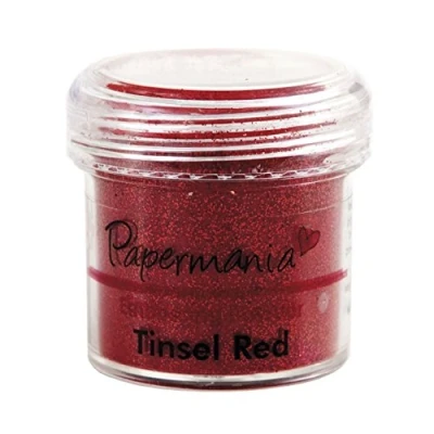 Afbeelding van Papermania PMA 4021013 Embossing poeder, Red Tinsel