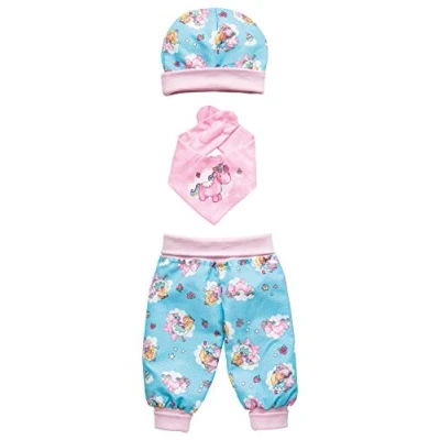 Afbeelding van Heless Poppenkledingset Eenhoorn 28 35 Cm Katoen Roze/blauw