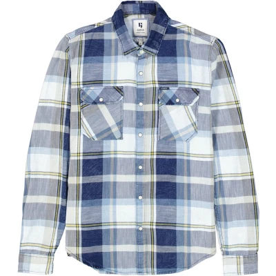 Afbeelding van Garcia Hemd Maat M 1050 indigo