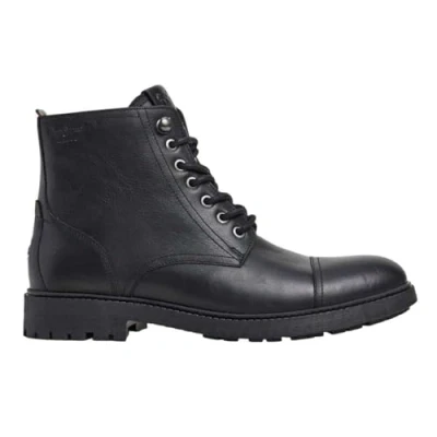 Afbeelding van Pepe Jeans FRED LAND Veterboots, Heren, Maat: 44, Black Leer