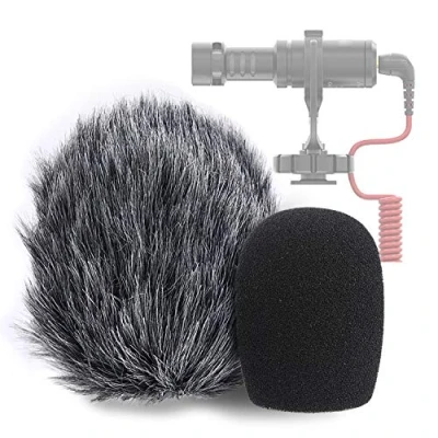 Afbeelding van YOUSHARES VideoMicro set van 2 schuimrubberen kappen voor Rode en VideoMic Me L microfoons