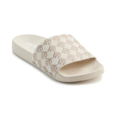 Afbeelding van DKNY Zella Badslippers, Dames, Maat: 37.5, Bone Textiel
