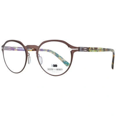 Afbeelding van Greater Than Infinity Herren Brillen Optisch Bruin One Size