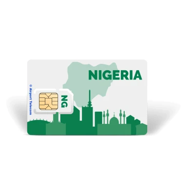 Afbeelding van Simkaart Nigeria 6GB Data Prepaid Met Snel 4G/5G Internet En Bellen Op Reis In Afrika Airport Telecom