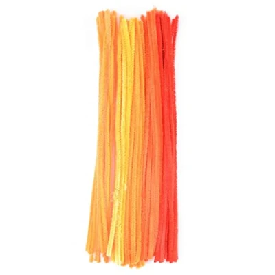 Afbeelding van Vaessen Creative Pijpenreiniger 6 mm 50 stuks 30 cm oranje