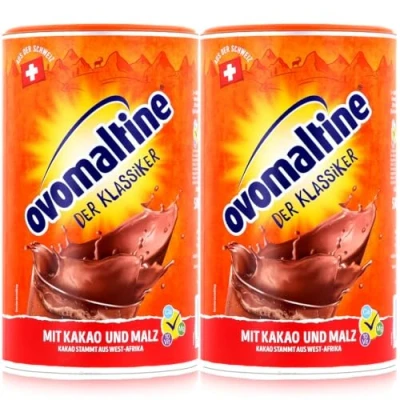 Afbeelding van Ovomaltine drankblikje, 2 stuks (2 x 500 g)...