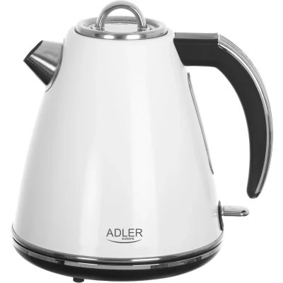 Afbeelding van Adler AD 1343 Stalen waterkoker 1.5 liter Strix Wit