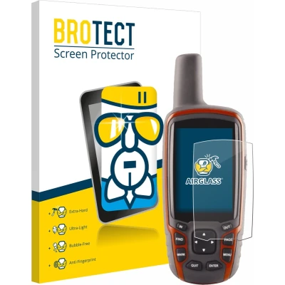 Afbeelding van BROTECT Screenprotector voor Garmin GPSMAP 62s Folie Beschermfolie Beschermglas transparant