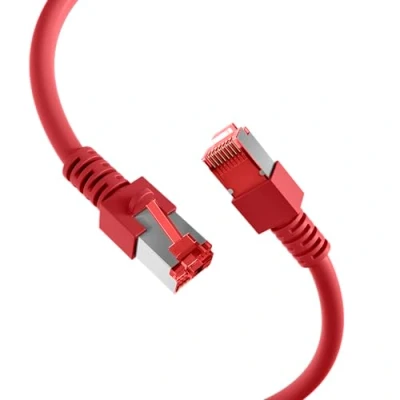 Afbeelding van Techtube Pro Internetkabel S/FTP CAT6 rood 0.5 meter
