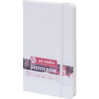 Afbeelding van Talens Art Creation Schetsboek Wit 13 x 21 cm 140 g 80 Vellen