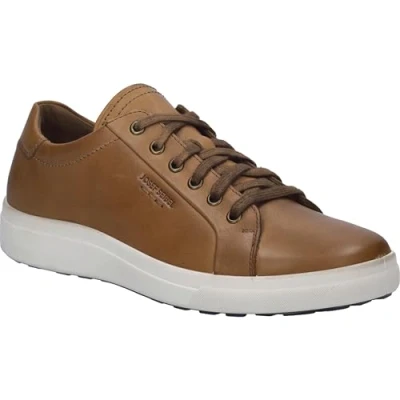 Afbeelding van Josef Seibel Sneakers laag, Heren, Maat: 47, Cognac Leer