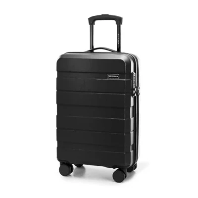 Afbeelding van WITTCHEN COMODO Line Handbagagekoffer van ABS, telescopische handgreep, TSA slot, 4 dubbele wielen, zwart., Handbagage