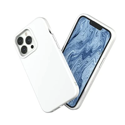 Afbeelding van RHINOSHIELD Case Compatible with [iPhone 13 Pro] SolidSuit Shock Absorbent Slim Design Protective Cover Premium Matte Finish 3.5M / 11ft Drop Protection Classic White