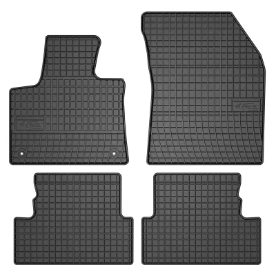 Afbeelding van FROGUM 547631 Vloermatset Rubber voor en achter 4 Zwart Op maat gemaakt OPEL: Grandland X