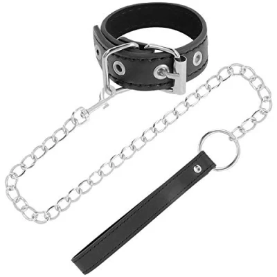 Afbeelding van DARKNESS BONDAGE Dark Ness Locking Posture Collar Black