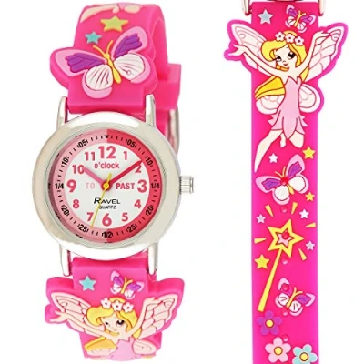 Afbeelding van Ravel Kinderen roze fee tijd leraar horloge (In Engels)