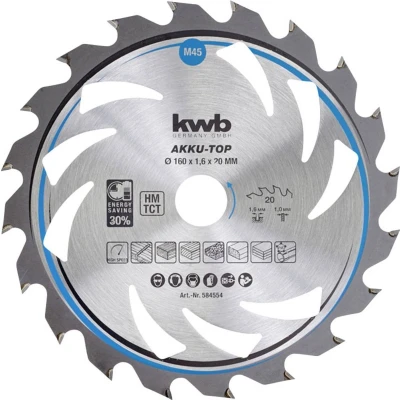 Afbeelding van KWB cirkelzaagblad ø 130 x 1,6 16 mm 18 tands