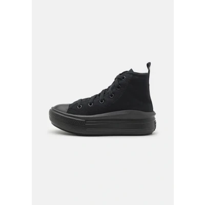 Afbeelding van Converse Chuck Taylor ALL STAR MOVE Platform Unisex Sneakers hoog voor kinderen, Maat: 29, Black/dark smoke grey Textiel