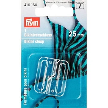 Afbeelding van Prym Bikini En Ceintuursluiting Transparant 25 Mm Sluitingen